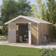 Caseta de jardín de PVC 7,5m² DECO Sherwood Grosfillex