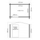 Caseta jardín resina Sydney 6,32m² + suelo Keter
