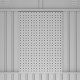 Panel perforado + 6 ganchos - Kosto - X-METAL