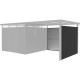 Paredes adicionales de acero galvanizado antracita de 0,4 mm para caseta de 8,1 m² - X-METAL