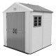 Caseta de jardín HDPE SunLife beige 4,97m² + suelo - Jôbu