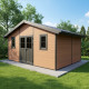 Caseta de jardín de madera composite 28mm aspecto madera 19,22m² PREMIUM - Woodlife Garden