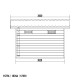 Caseta de jardín de madera compuesta 28 mm gris claro 9m² techo plano PREMIUM - Woodlife Garden
