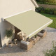 Toldo manual 295x200cm tejido poliéster beige - X-METAL