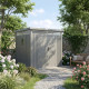 Caseta de jardín de acero galvanizado Kosto 5,29 m² + kit de anclaje - X-Metal