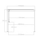 Pérgola bioclimática autoportante STEEL de acero galvanizado lacado antracita 3x3m - X-METAL