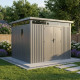 Caseta de jardín de acero galvanizado Kosto 8,64m² + kit de anclaje - X-Metal