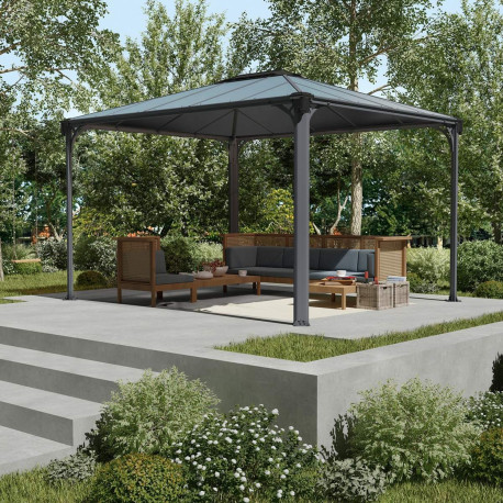 Pérgola de aluminio y policarbonato 360x296cm Martinique™ 3600 Palram