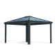 Pérgola de aluminio y policarbonato Dallas 4300 – Canopia