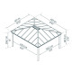 Pérgola de aluminio y policarbonato aislante 426x364cm Dallas 4300 - Palram