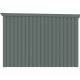 Cobertizo para 4 bicicletas de metal verde salvia Kosto, 3,7 m² - X-METAL