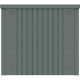 Cobertizo para 4 bicicletas de metal verde salvia Kosto, 3,7 m² - X-METAL