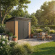 Caseta de jardín de composite Gordon Skylight de 19,2 mm con aspecto de madera, 4,51 m² - Woodlife Garden