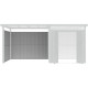 Paredes adicionales de acero galvanizado verde salvia de 0,4 mm para caseta Kosto de 211 cm de ancho - X-METAL