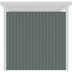 Paredes adicionales de acero galvanizado verde salvia de 0,4 mm para caseta Kosto de 211 cm de ancho - X-METAL