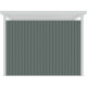 Paredes adicionales de acero galvanizado verde salvia de 0,4 mm para caseta Kosto de 275 cm de ancho - X-METAL