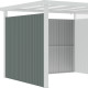 Paredes adicionales de acero galvanizado verde salvia de 0,4 mm para caseta Kosto de 275 cm de ancho - X-METAL