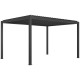 Pérgola bioclimática autoportante motorizada de aluminio gris antracita 3x4m - con mando a distancia - X-METAL