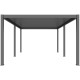 Pérgola bioclimática autoportante motorizada de aluminio gris antracita 3x5,8m - con mando a distancia - X-METAL
