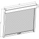 Toldo lateral motorizado gris antracita 370cm para pérgola bioclimática de aluminio - X-METAL