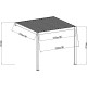 Pérgola adosada motorizada de aluminio gris antracita 3x4m - X-METAL