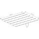Toldo retráctil antracita para pérgola de 3,75 × 2,55 m - X-METAL