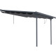 Toldo retráctil color antracita para pérgola 3,05x3,14m - X-METAL