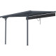 Toldo retráctil color antracita para pérgola 3,05x3,14m - X-METAL