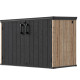 Cofre de almacenamiento de resina efecto madera WOODIZY 2300L - JOBU