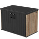 Cofre de almacenamiento de resina efecto madera WOODIZY 2300L - JOBU