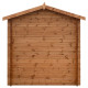 Caseta de madera maciza de 4m² TOP de 28mm tratada en autoclave color marrón Gardy Shelter