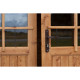 Caseta de madera maciza de 6m² TOP de 28mm tratada en autoclave color marrón Gardy Shelter