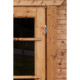 Caseta de madera maciza de 6m² TOP de 19mm tratada en autoclave color marrón Gardy Shelter