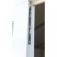 Caseta de jardín PVC 4,9m ² DECO de color blanco y gris verdoso Grosfillex