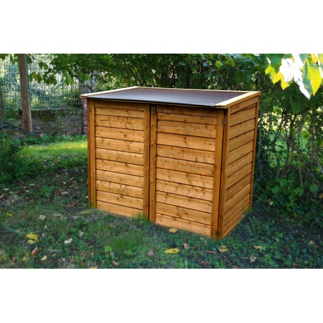Armario de jardín de madera Trocadero 1350L