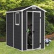 Caseta de jardín de resina 2,5m² Premium 46 S + suelo - Keter