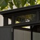 Caseta de resina cepillada Brossium pendiente simple 4,7m² + suelo Keter