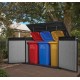 Armario de resina cepillada Brossium 2100L - Keter