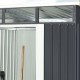Caseta metálica 5,64m² Skylight antracita + kit de anclaje - X-METAL