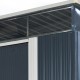 Caseta métalica 6,67m² Skylight antracita + kit de anclaje X-METAL