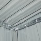 Caseta metálica 5,64m² Skylight antracita + kit de anclaje - X-METAL