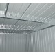 Caseta métalica 6,67m² Skylight antracita + kit de anclaje X-METAL