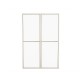 Mosquitero para terrazas San Remo en aluminio blanco y poliéster - Palram