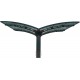 Cochera doble en aluminio gris y policarbonato Arizona Breeze 5000 Palram