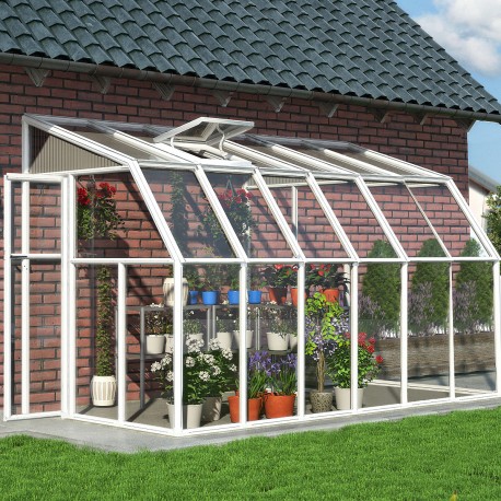 Terraza cubierta en PVC y policarbonato transparente 200x386cm Sun Room - RION