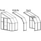 Terraza cubierta en PVC y policarbonato transparente 200x386cm Sun Room - RION
