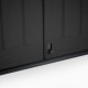 Cofre de jardín multifunción de resina 1200L techo plano negro - Keter