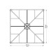 Pérgola cerrada en aluminio y policarbonato Ledro 3000 - Palram