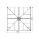 Pérgola cerrada en aluminio y policarbonato Ledro 3600 - Palram