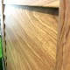 Caseta de jardín aspecto madera 4,6m² + kit de anclaje- X-METAL